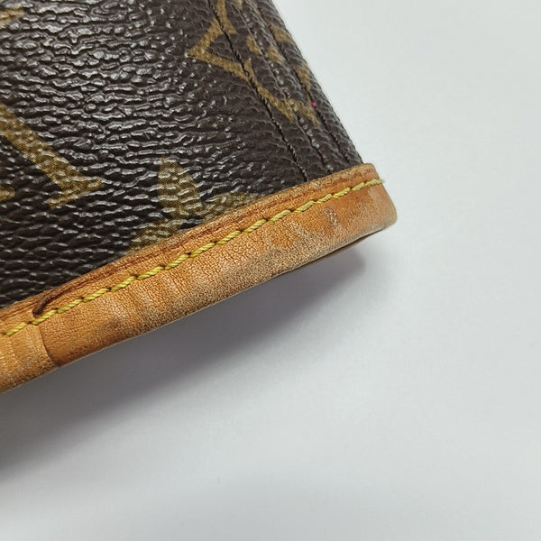 NEVERFULL MM Monogram Coated Canvas Brown