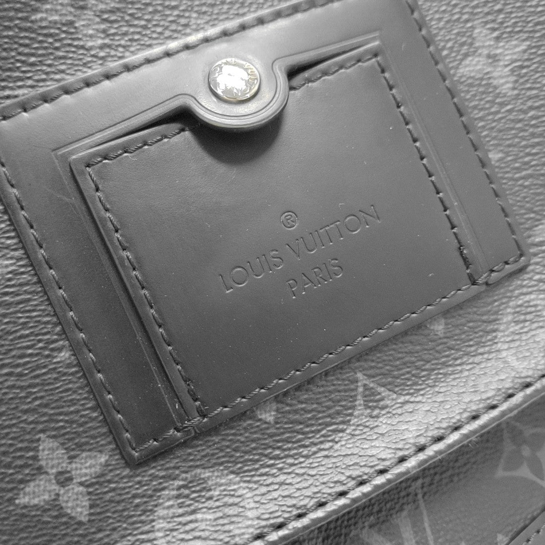 VOYAGER PM Monogram Coated Canvas Black