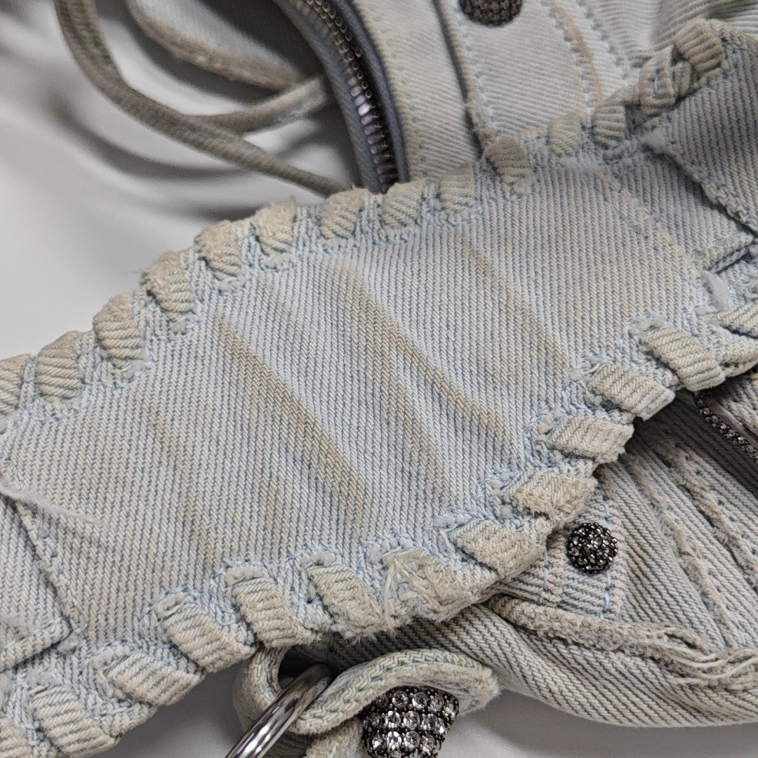 Le Cagole Mini Denim Blue