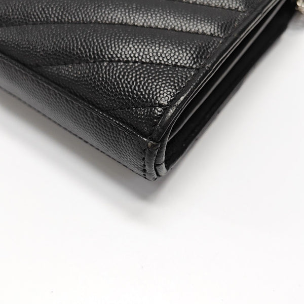 MONOGRAM Medium Chevron Calfskin Black