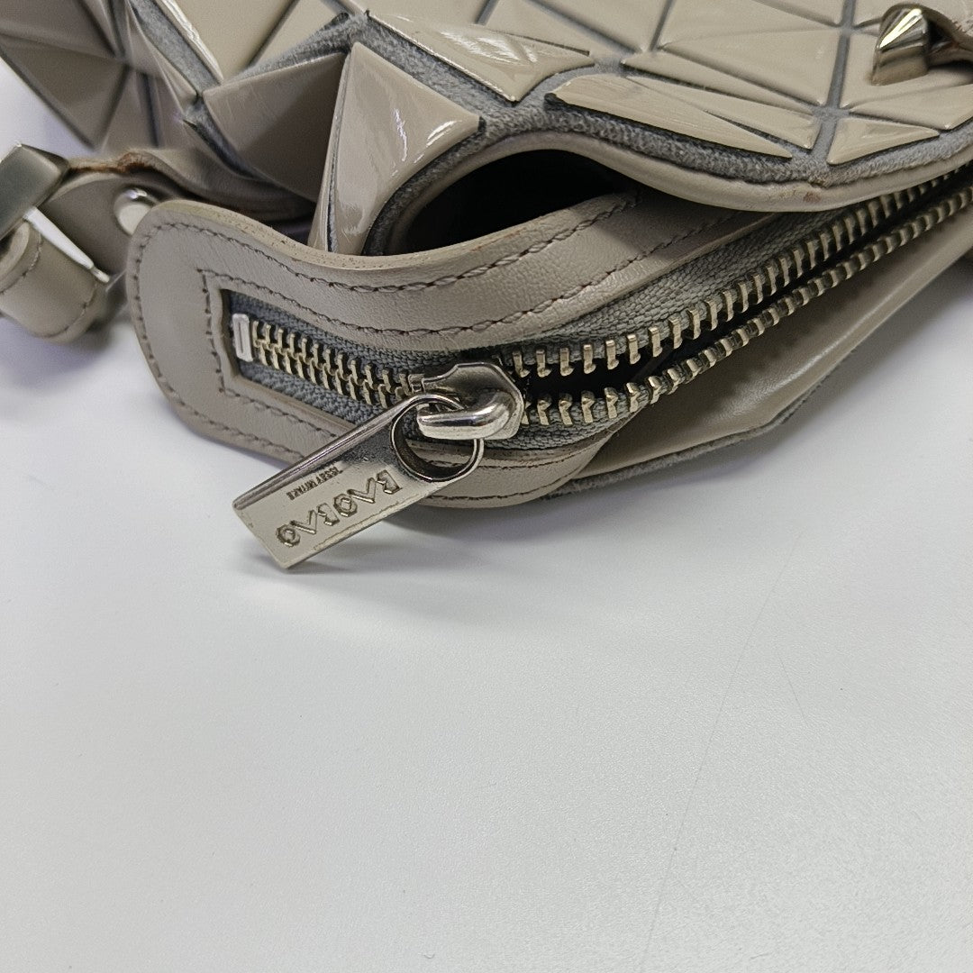 Special Material Shoulder Bag Beige