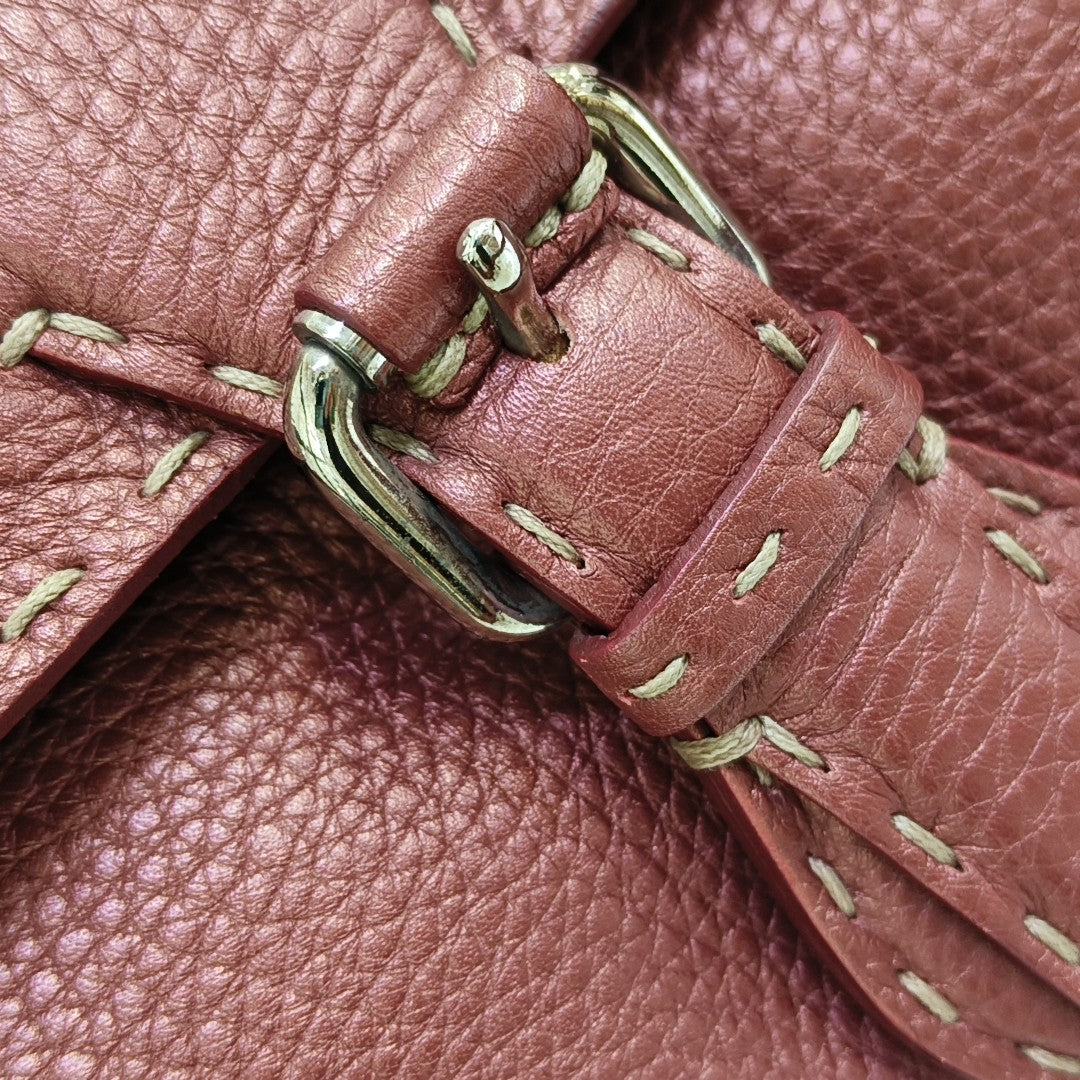 Linda Calfskin Red