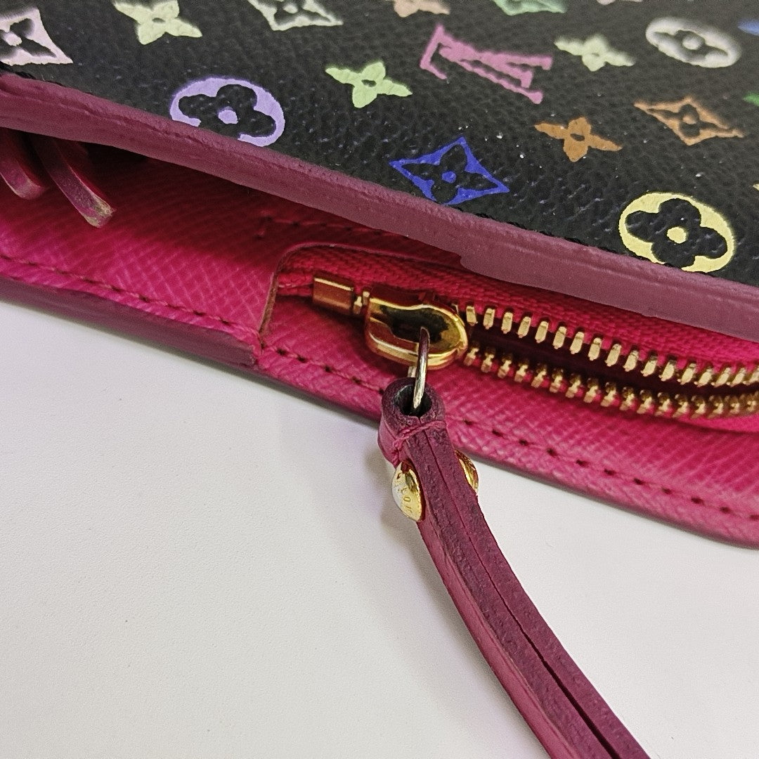 LV × TM INSOLITE Monogram Coated Canvas Black Wallet
