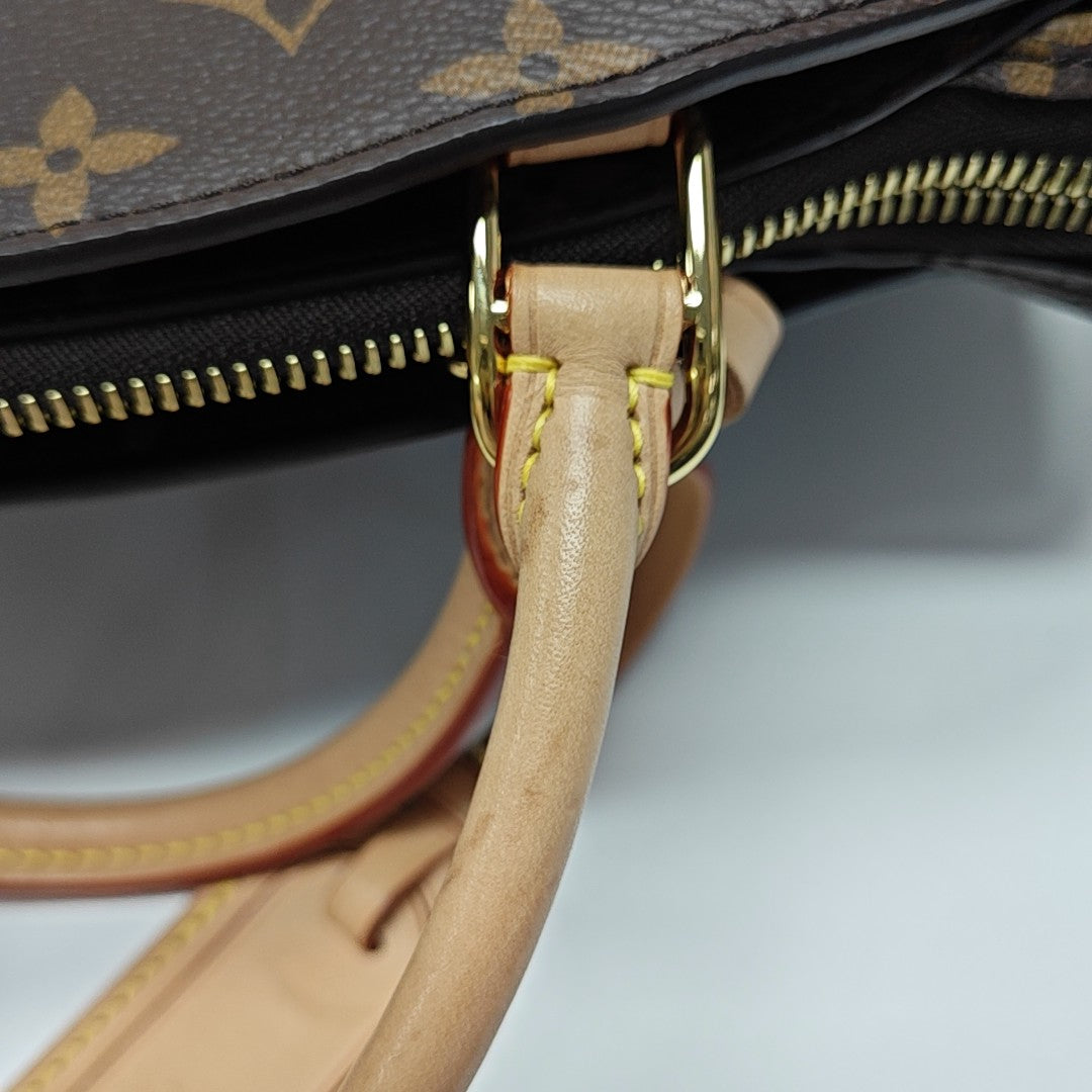 PALAIS PM Monogram Coated Canvas Brown