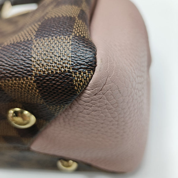 BRITTANY BB Damier Ebene Coated Canvas Brown