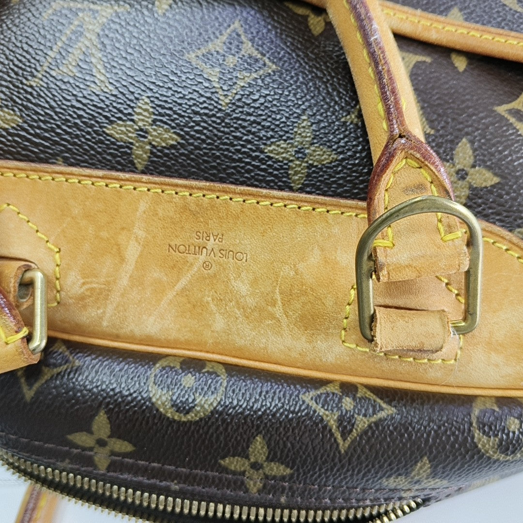 DEAUVILLE GM Monogram Coated Canvas Brown