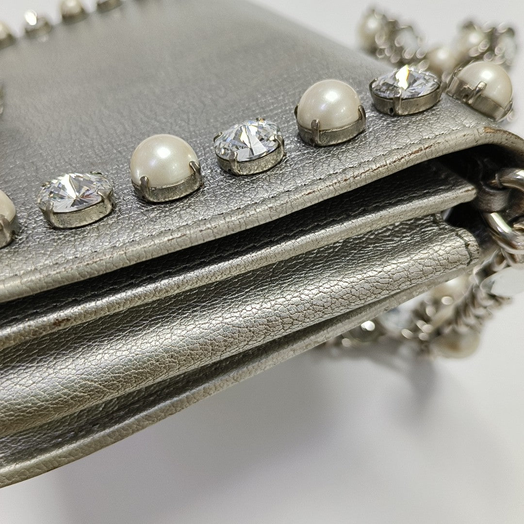 Glacé Calf Calfskin Silver