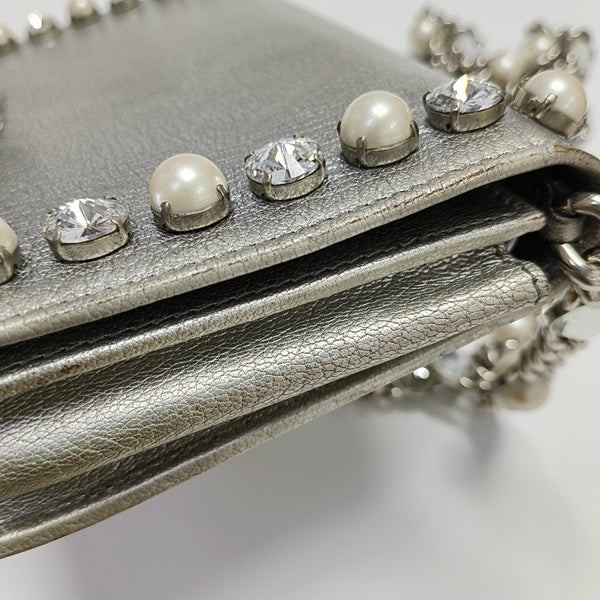 Glacé Calf Calfskin Silver