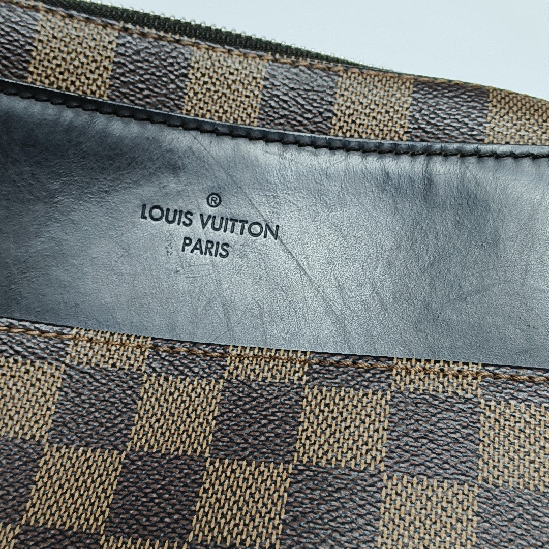 JAKE PM Damier Ebene Coated Canvas Brown