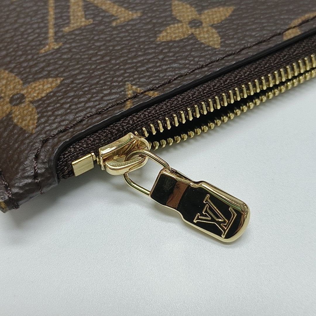 ALL IN GM Monogram Coated Canvas Brown