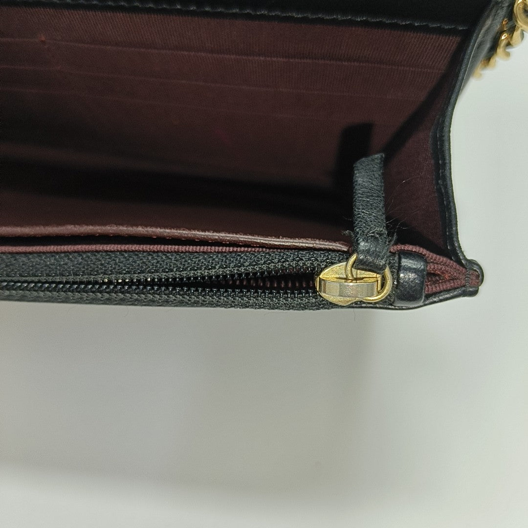 WOC Mini Quilted Lambskin Black