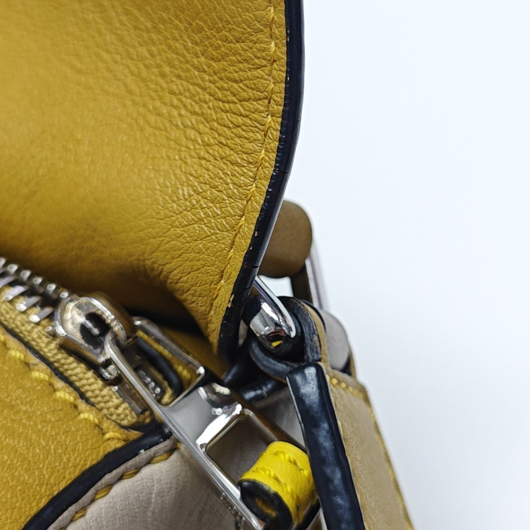 Puzzle Mini Calfskin Multicolor