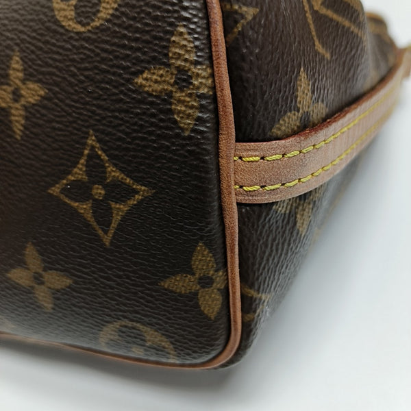 NÉONOÉ Nano Monogram Coated Canvas Brown