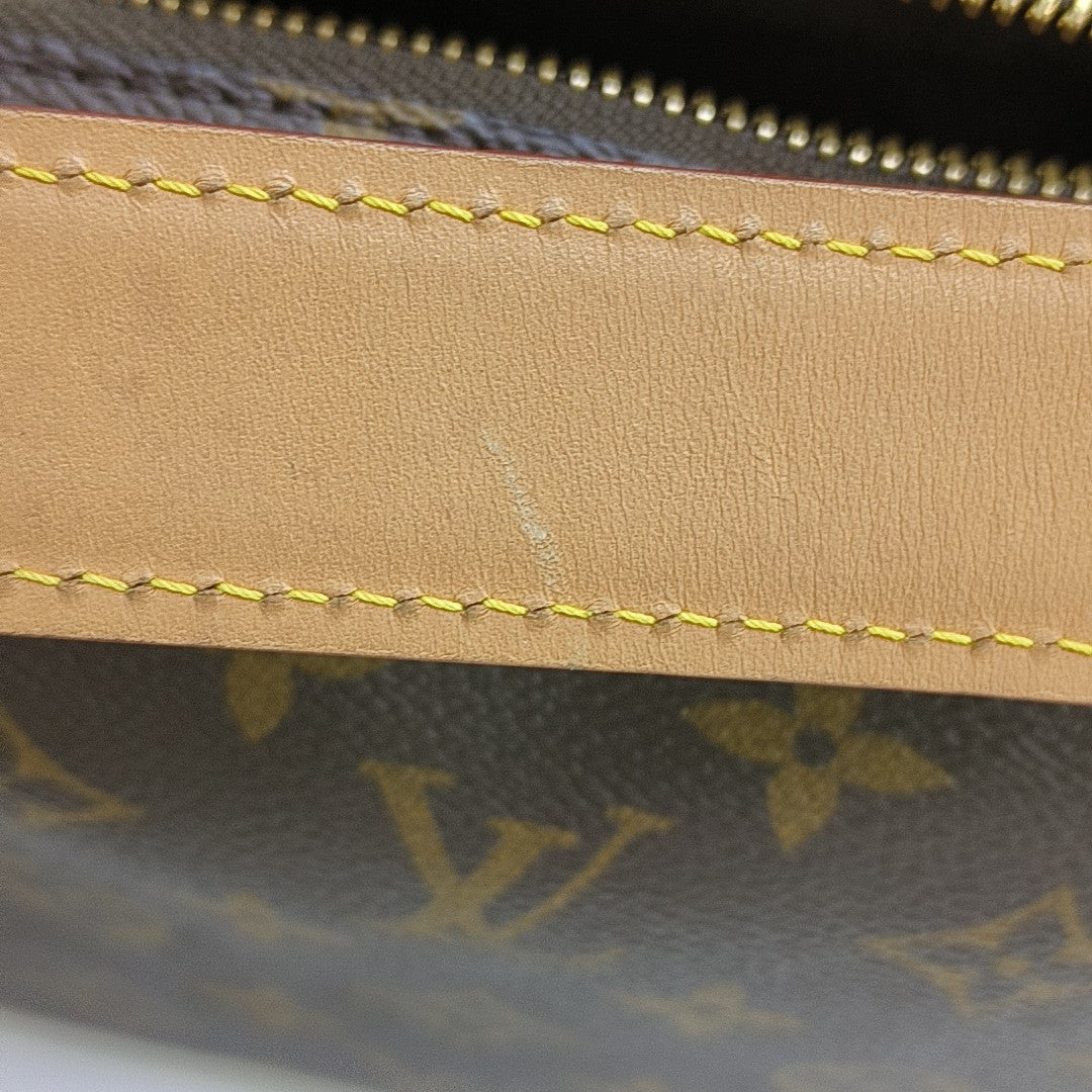 SIDE TRUNK MM Monogram Coated Canvas Brown