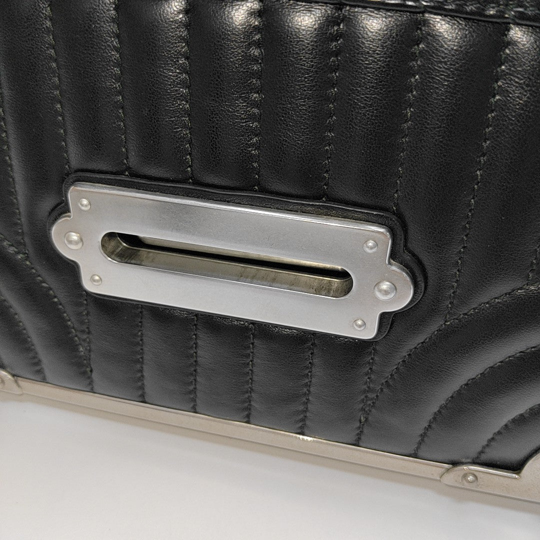 Cahier Quilted Lambskin Black