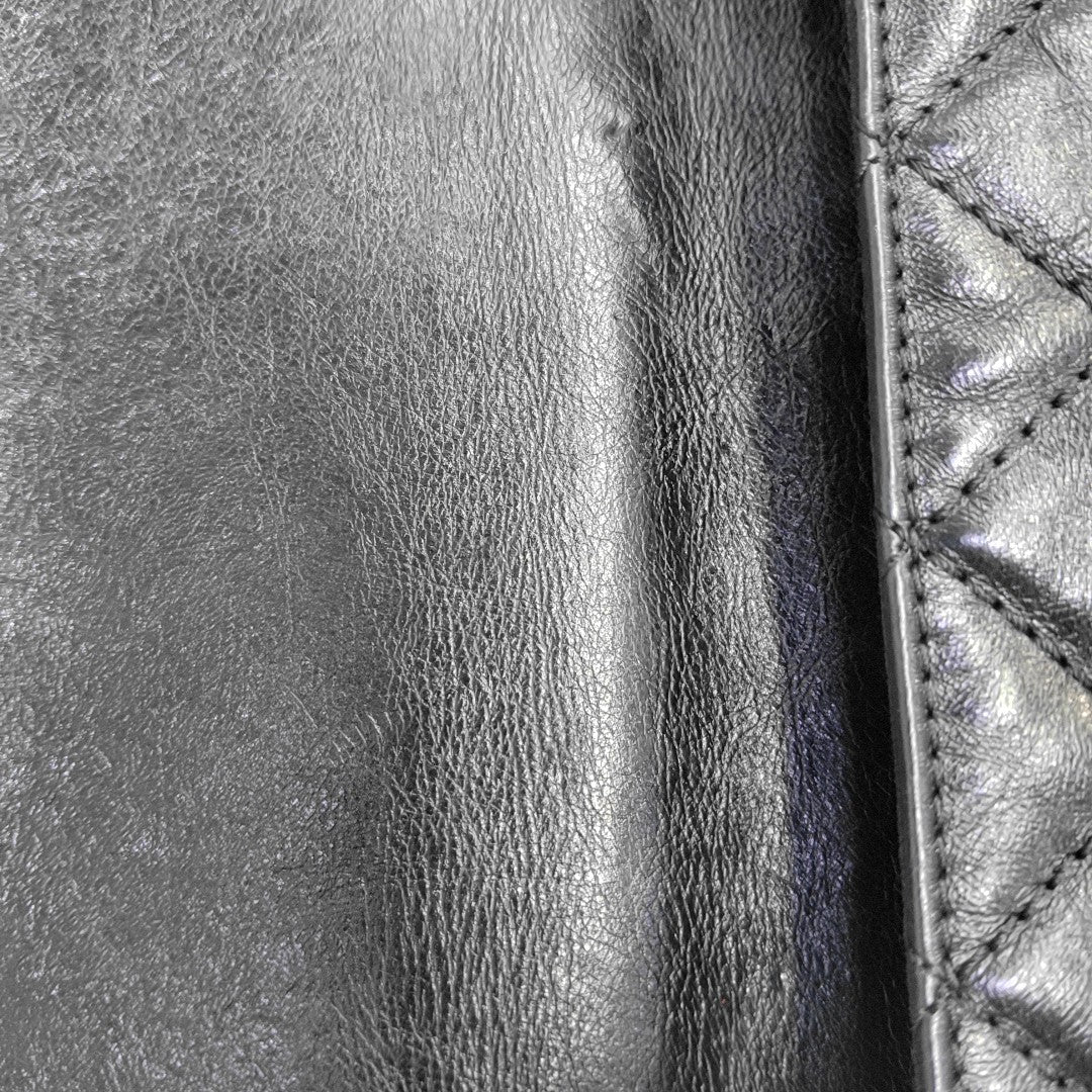 TRENDY CC Quilted Calfskin Black