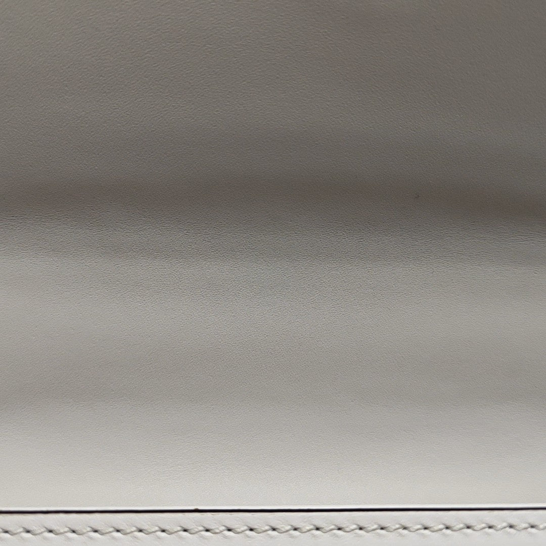 Sylvie Small Calfskin White