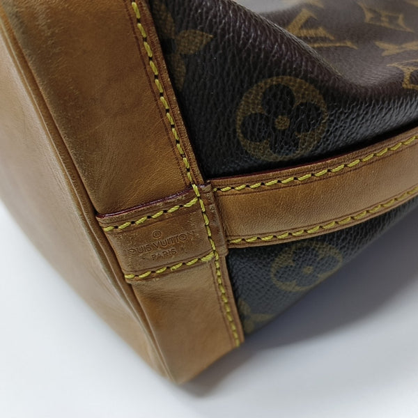 NOÉ BB Monogram Coated Canvas Brown