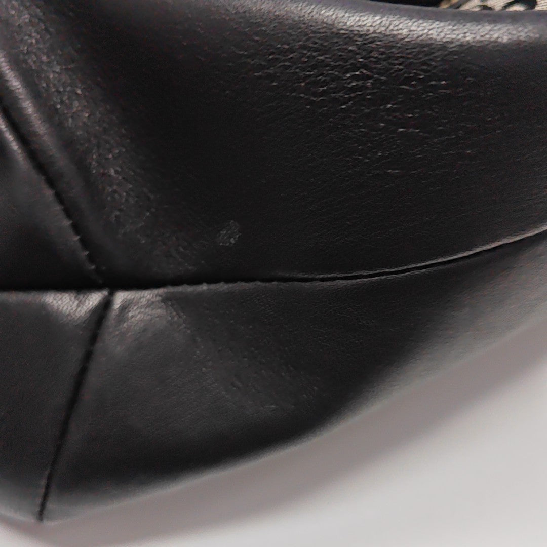 Monogram Canvas Tote Bag Gray