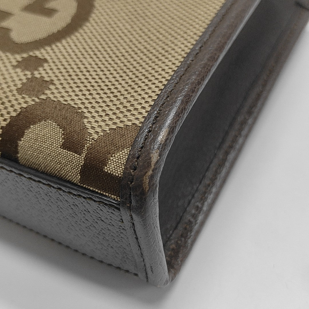 Jumbo Mini Monogram Canvas Beige