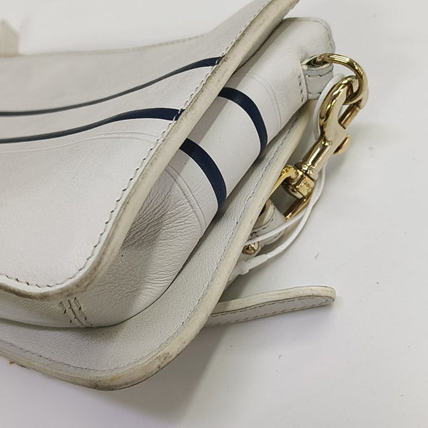 Calfskin Top Handle Bag White
