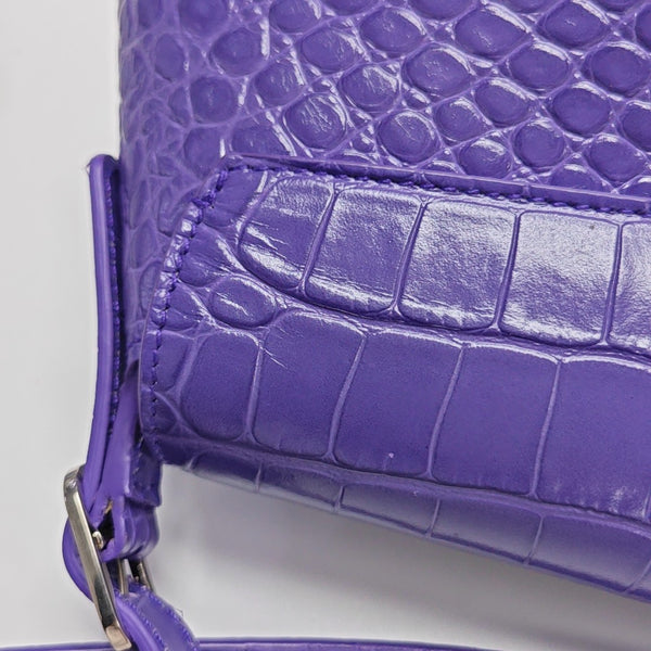 Hourglass Small Calfskin Purple