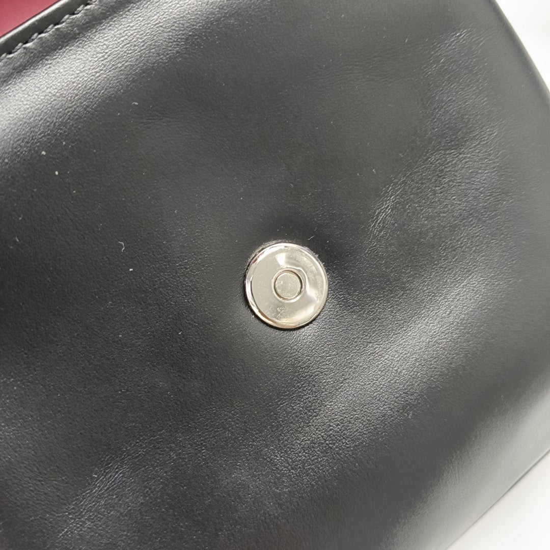 Calfskin Shoulder Bag Black
