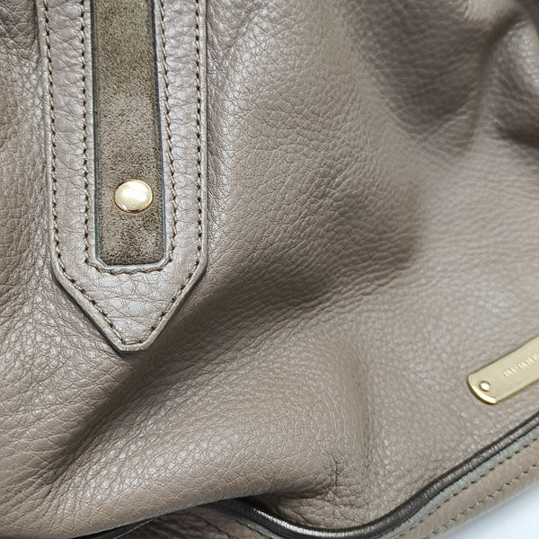 Calfskin Shoulder Bag Brown