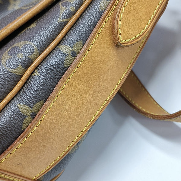 TULUM GM Monogram Coated Canvas Brown