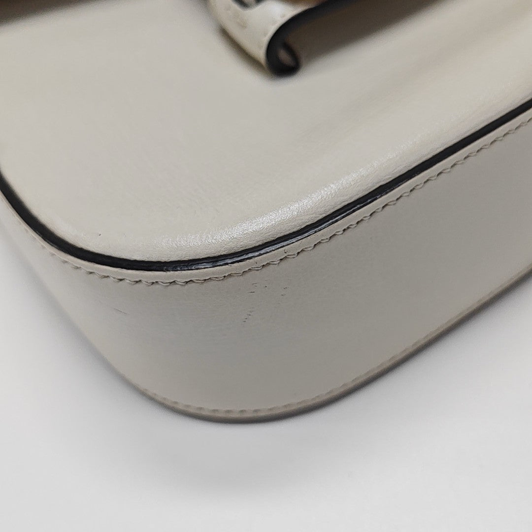 Horsebit 1955 Mini Calfskin White
