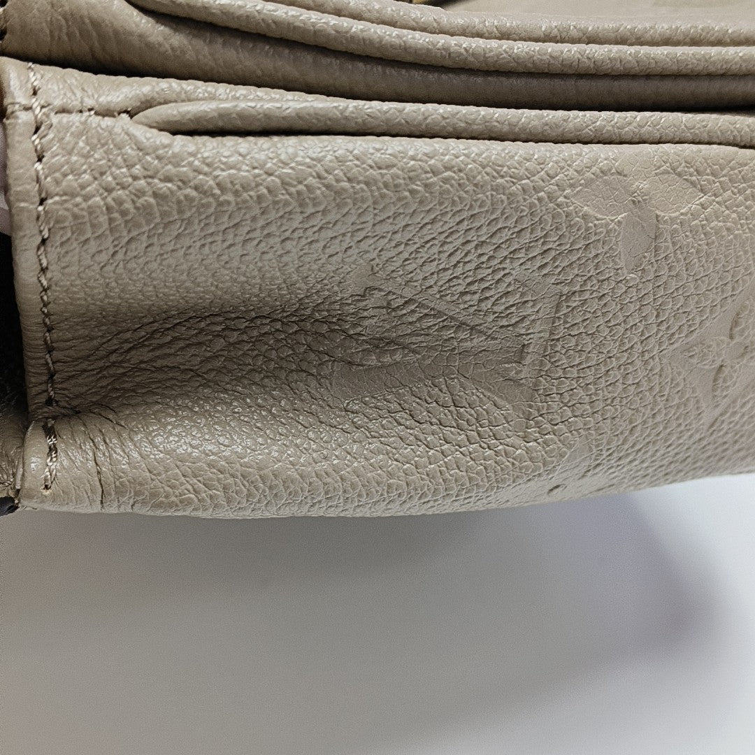 MARCEAU Monogram Calfskin Gray