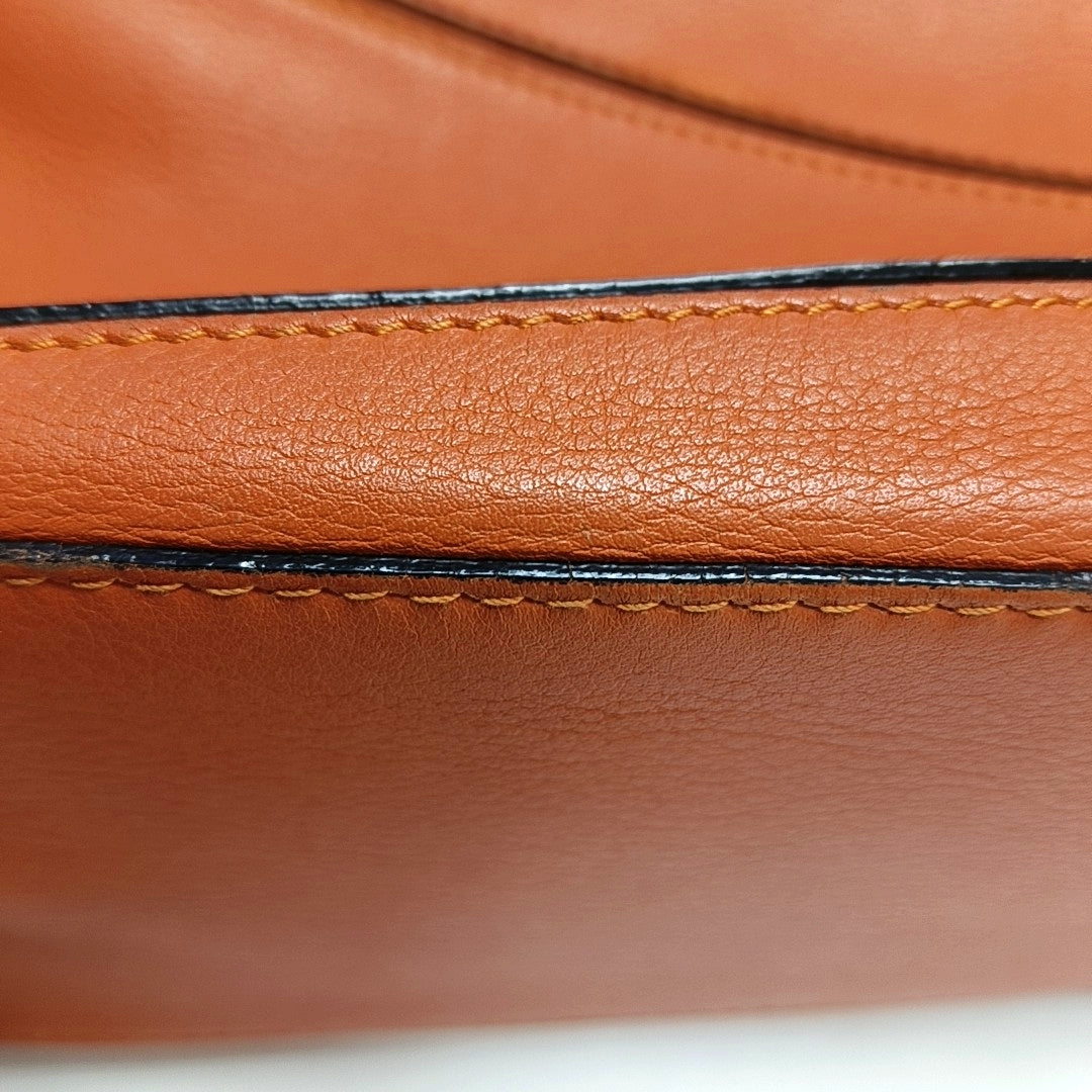 Authenticated pre-owned  Puzzle Calfskin Orange - Shoulder Bag at Looply