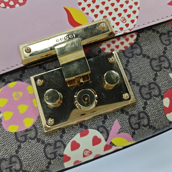 Padlock Small Monogram Coated Canvas Multicolor