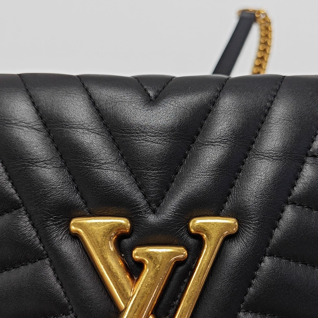 NEW WAVE MM Quilted Calfskin Black