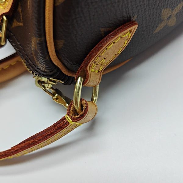 SPEEDY Nano Monogram Coated Canvas Brown