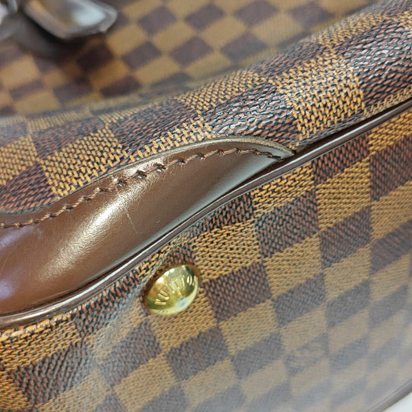 VERONA MM Damier Ebene Coated Canvas Brown