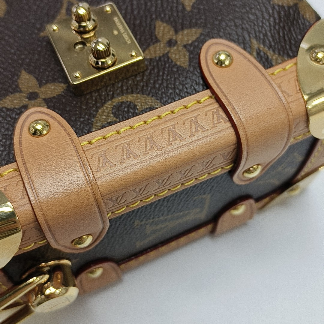 SIDE TRUNK PM Monogram Coated Canvas Brown