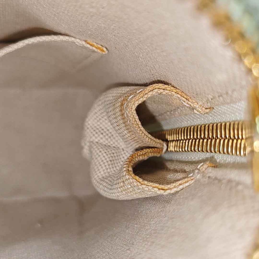 Horsebit 1955 Mini Coated Canvas Beige