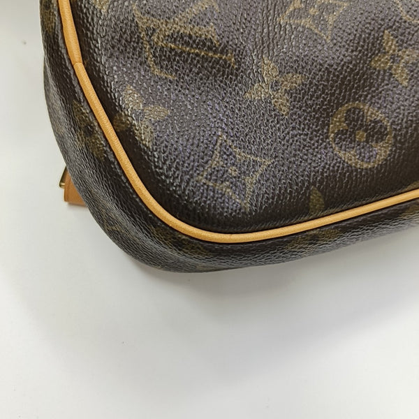 GANGE Monogram Coated Canvas Brown