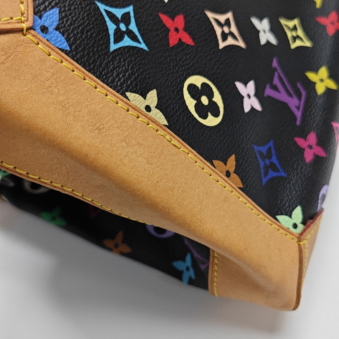 LV × TM URSULA Monogram Coated Canvas Black