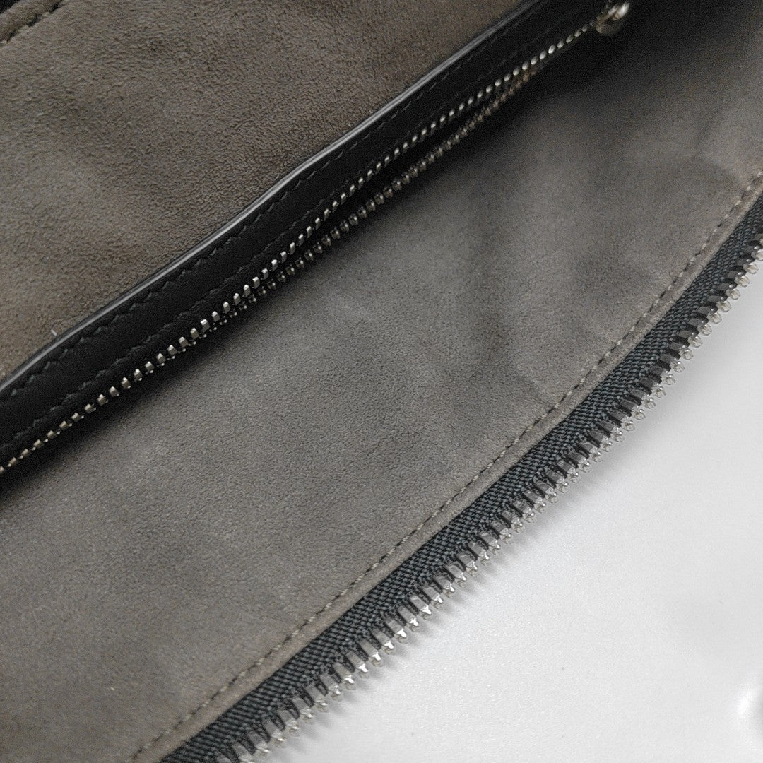 Signature Monogram Calfskin Black