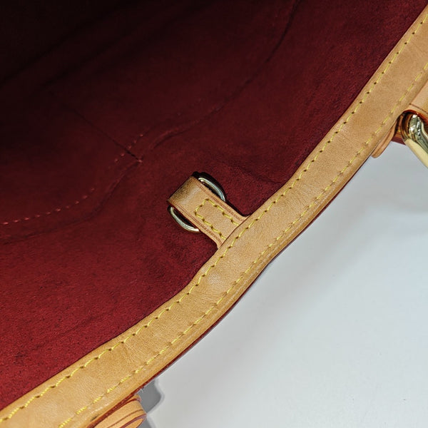 LV × TM SHARLEEN MM Monogram Coated Canvas White