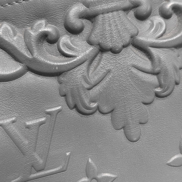 KEEPALL GM Monogram Calfskin Gray