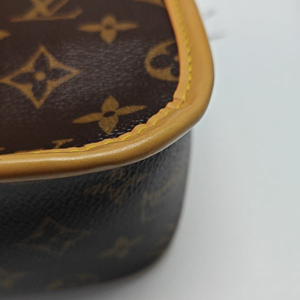 DIANE Monogram Coated Canvas Brown