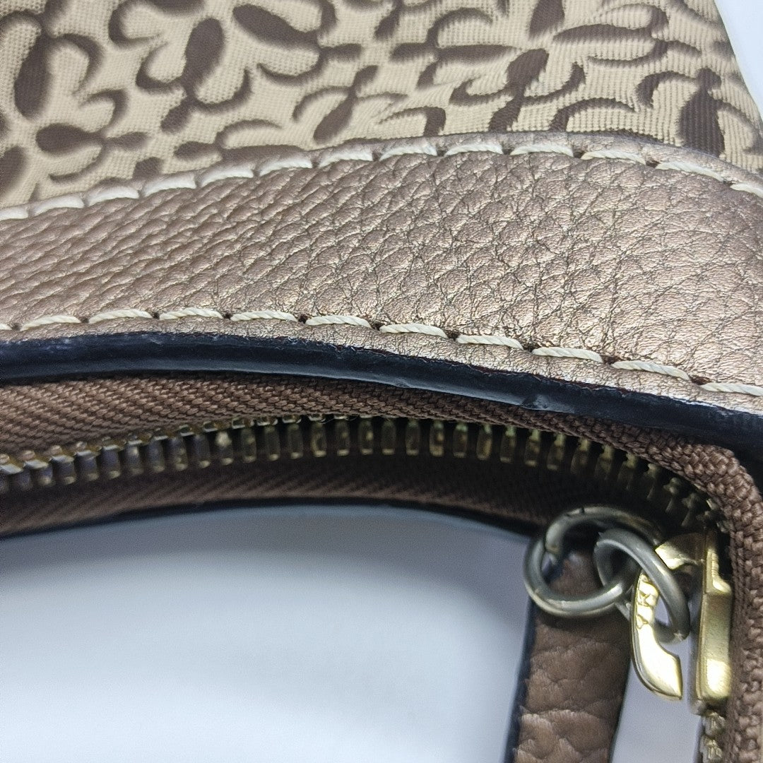 Monogram Canvas Top Handle Bag Beige