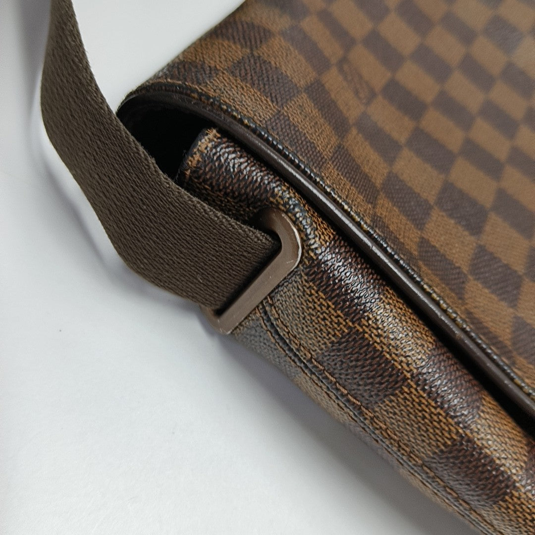 BROOKLYN Damier Ebene Coated Canvas Brown