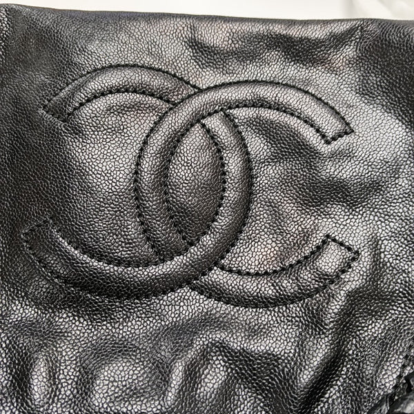 LUXURY LINE Grained Calfskin Black