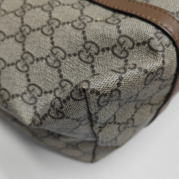 GG Supreme Monogram Coated Canvas Black