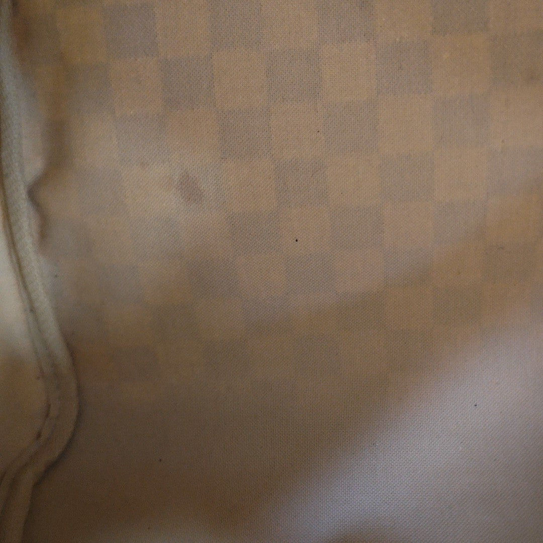 SPEEDY 30 Damier Azur Coated Canvas White