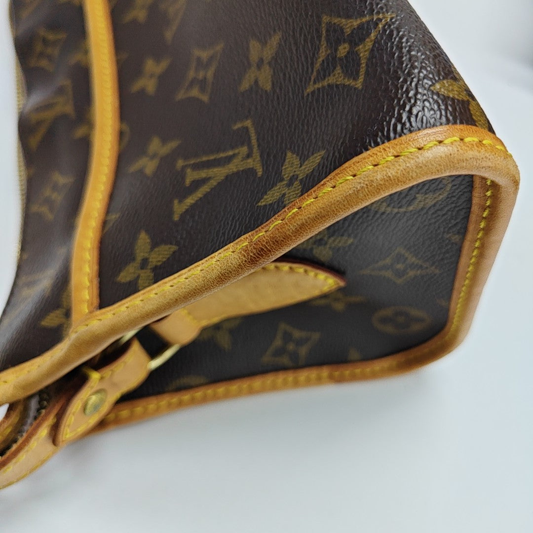 POPINCOURT Monogram Coated Canvas Brown